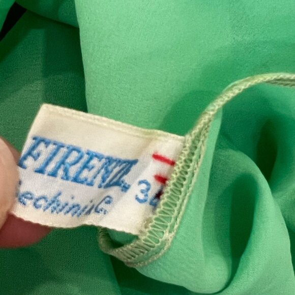 Vintage Bergdorf Goodman Hand-Embroidered Nightgown Italy Size 38 NWT - Picture 9 of 10